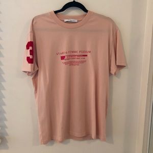 Givenchy Pink Short Sleeve Tee